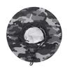 Summer Safari Camouflage Outdoor Fishing UV Hiking Hat Dark [AXIAO] Men's Hat, Mesh, Hat, Protection, Water-Repellent, Adjustable, (Camouflage Gray)
