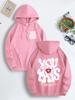 Men's Trendy Hoodie with Drawstring Casual Pullover with Creative Letter Print Perfect for Fall Winter