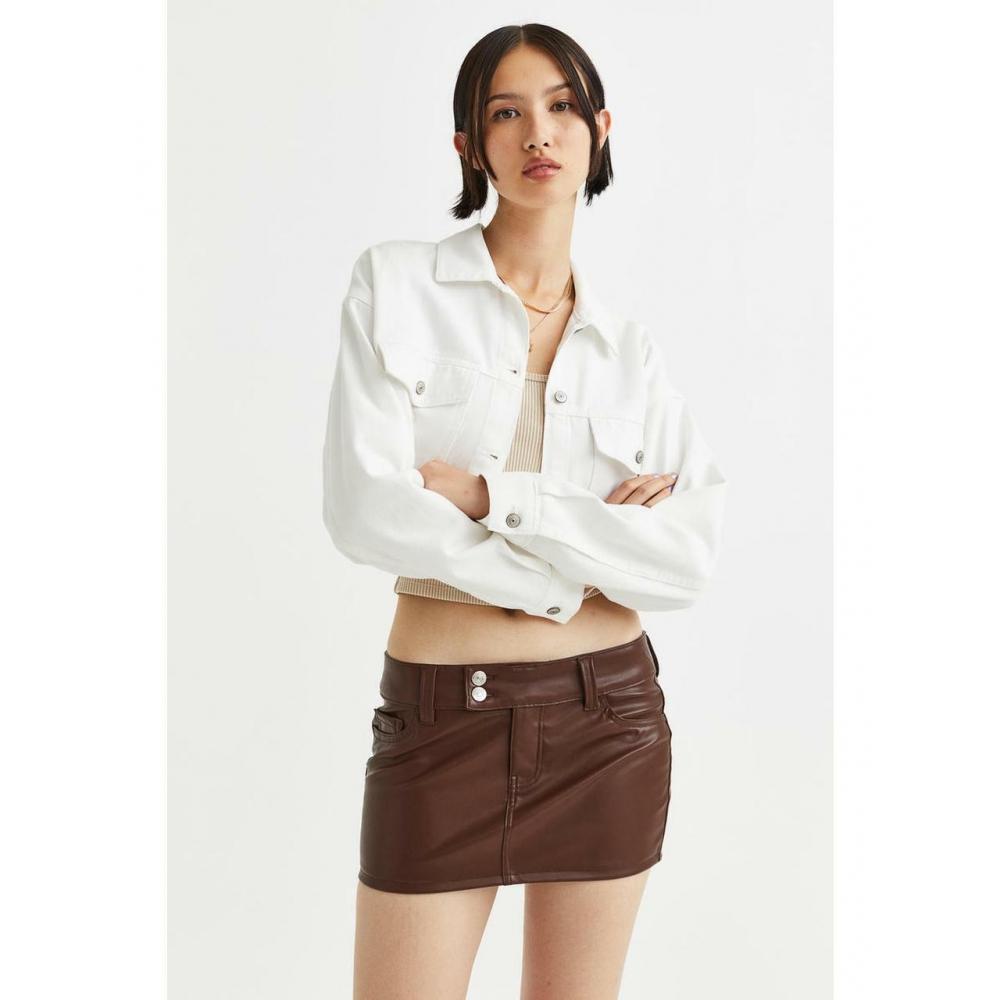 

Мини-юбка HM коричневая 1087905005