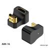 Adjustable HDMI-compatible Male To Female Adapter 180-Degree U-Turn Connector for TV Laptop Enhanced Viewing Experience