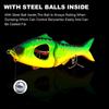 8cm 11cm Glide Baits Trolling Swimbait Lures Sinking Propeller Jointed Vibration Crankbait Sea Fishing Wobbler For Pike