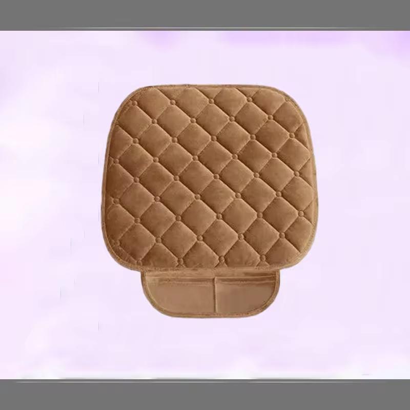 Universal Anti Slip Warm Winter SUV Car Seat Cover Front Rear Seat Cushion Linen Seat Cushion Breathable Protective Cushion Aut