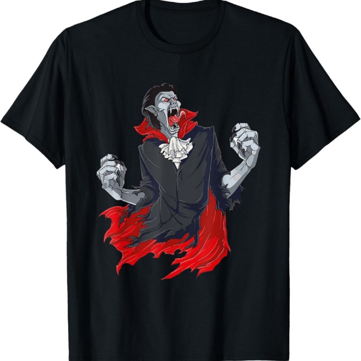 

Angry Dracula Spooky Scary Happy Halloween T-Shirt XXXXXL чорний