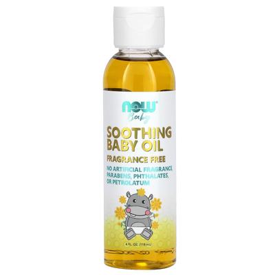 Calming Baby Oil, Fragrance Free, 118 Ml (4 Fl Oz)
