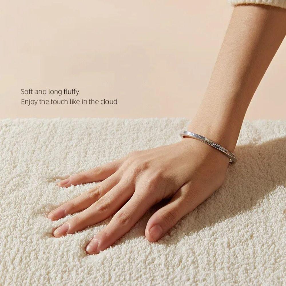 Black Cat Floor Carpet Non-Slip Floor Rugs Home Decoration Cat Shaped Floor Mat  Bedroom