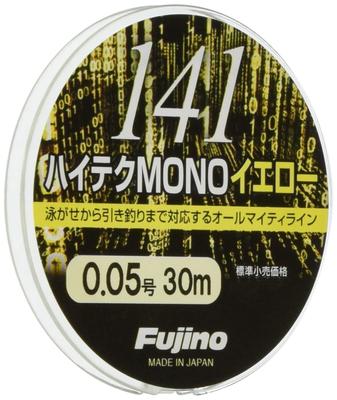 Fujino 141 High Tech Onderwater Lijn MONO Geel 30m 0.05