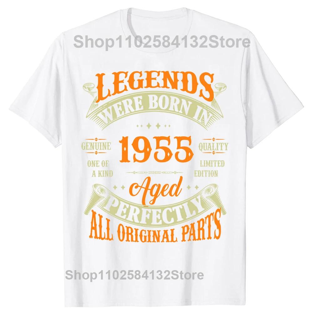 

Funny Made In 1955 All Original Parts T Shirts Graphic Cotton Streetwear Short Sleeve Birthday Gifts Summer Style T-shirt Men S