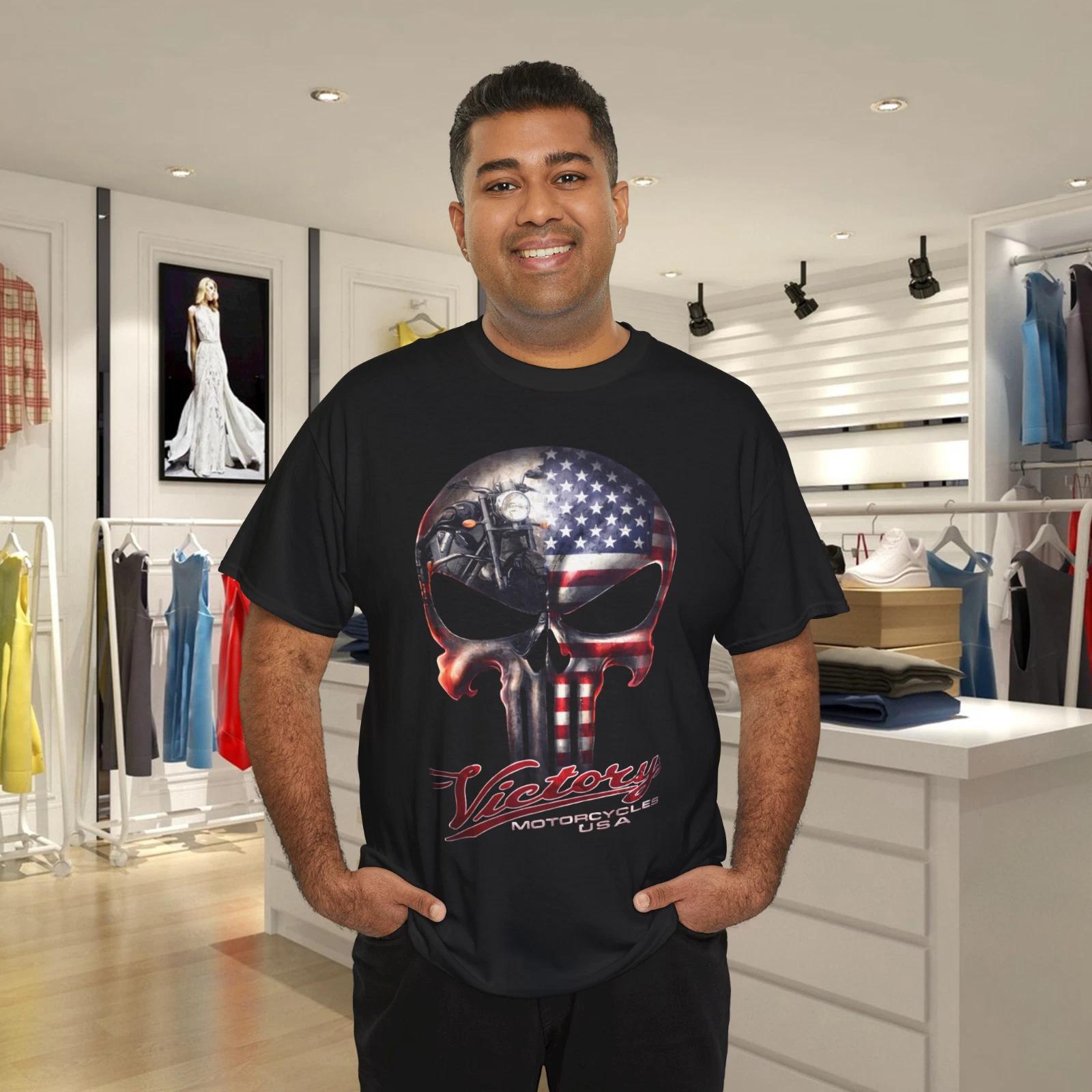 Motorcycles Victory USA Unisex T-Shirt XL