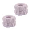 Plush Wrist Strap Face Wash Spa Bracelet Spa Bracer Absorbs Sweat Coral Fleece Waterproof Headband