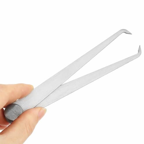 Atyhao External and Internal Calipers, Dedicated Tool for Measuring Internal and External Dimensions, Ceramic Measuring Tool, Carving Caliper, Total L