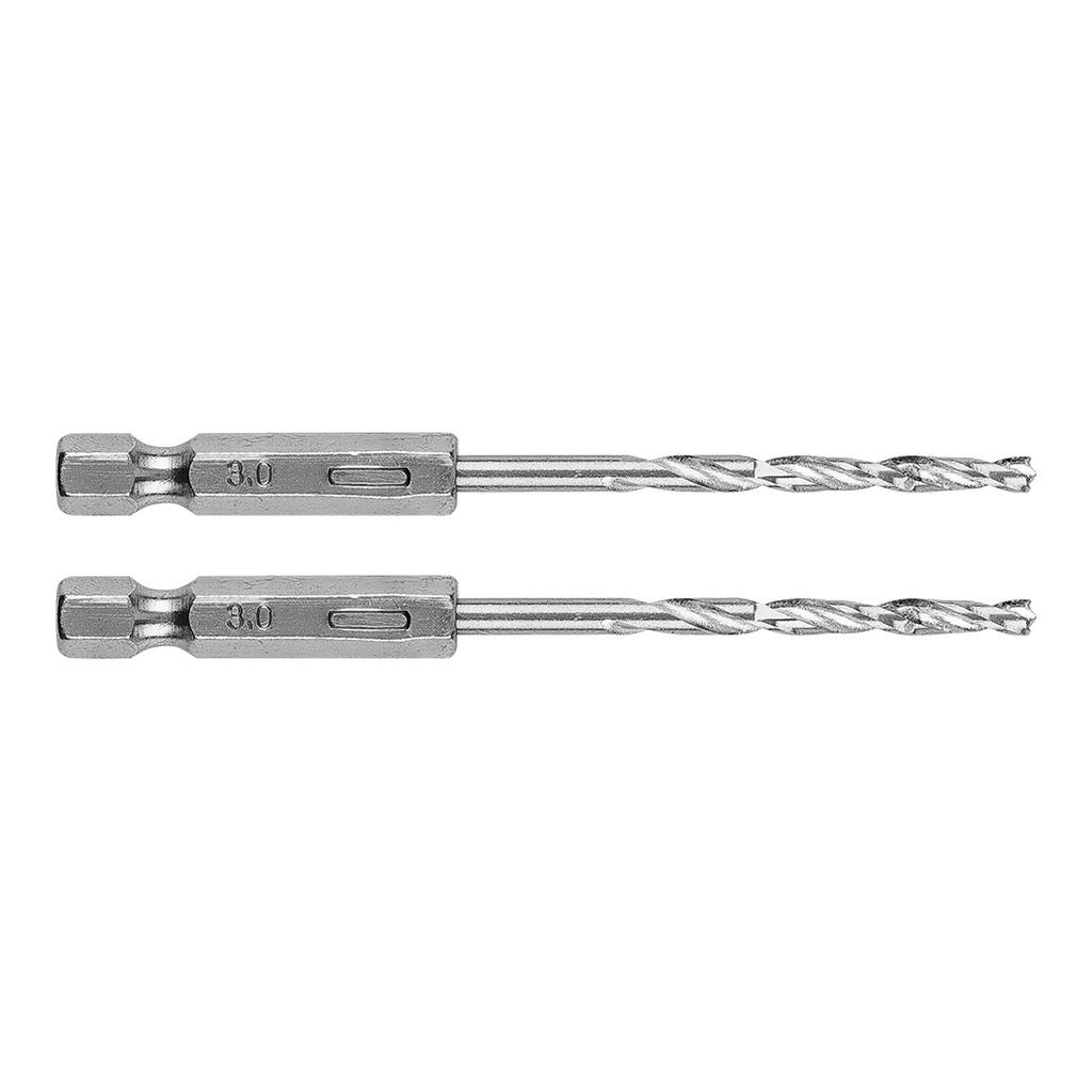 Hex metal drill bit 3.0 mm, 2 pcs.