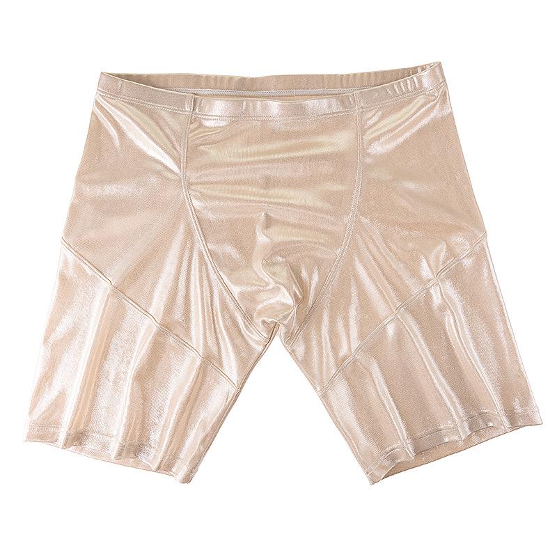 

Мужские летние облегающие шорты средней длины для бега B5004 XL бежевый