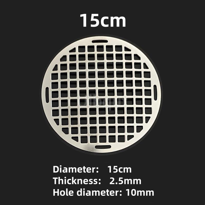 15 to 60cm smooth Barbecue Round Cooling Baking Rack 304 Stainless Steel Wire Oven Grill  Sheet Circular BBQ Net Baking Grill