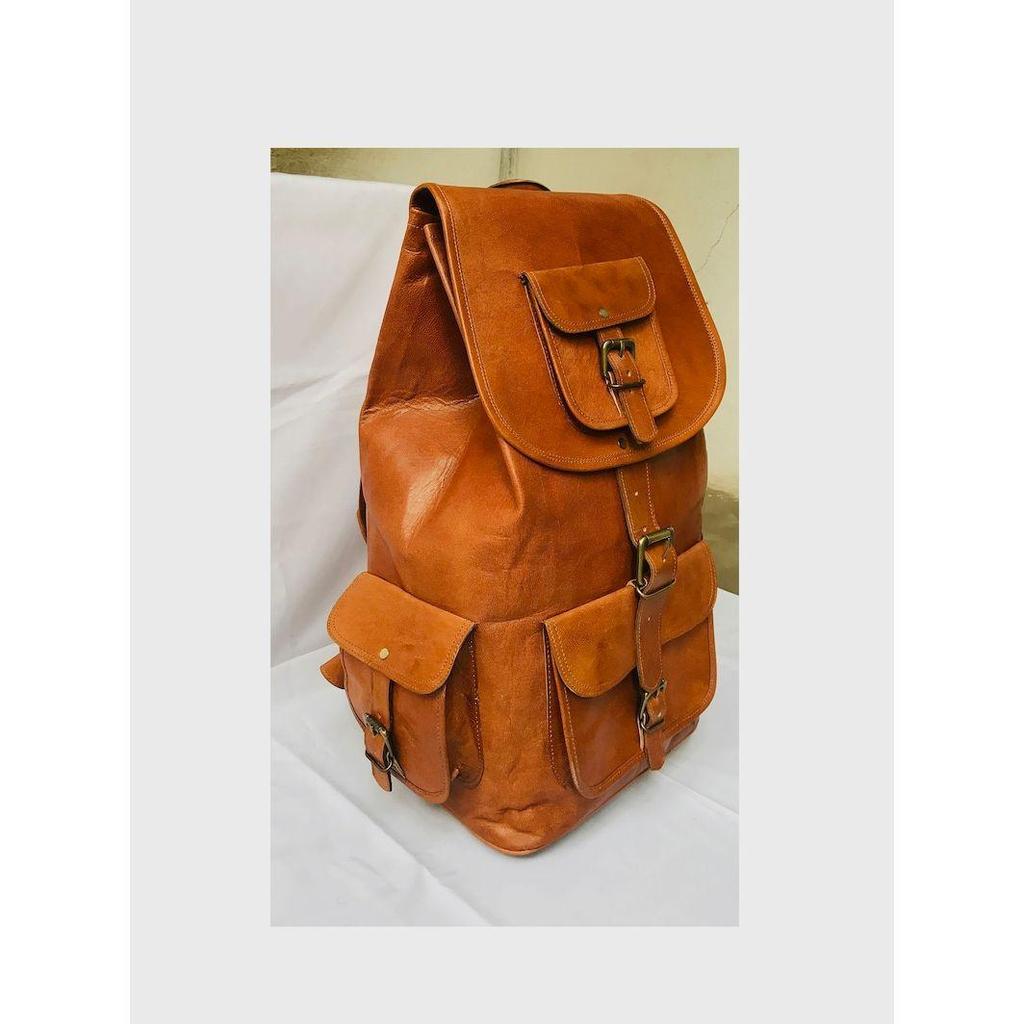 20" personalisierter handgemachter Lederrucksack, Vintage Brauner Rucksack, Damenrucksack, Laptoprucksack, Reiserucksack, umwandelbare Ledertasche