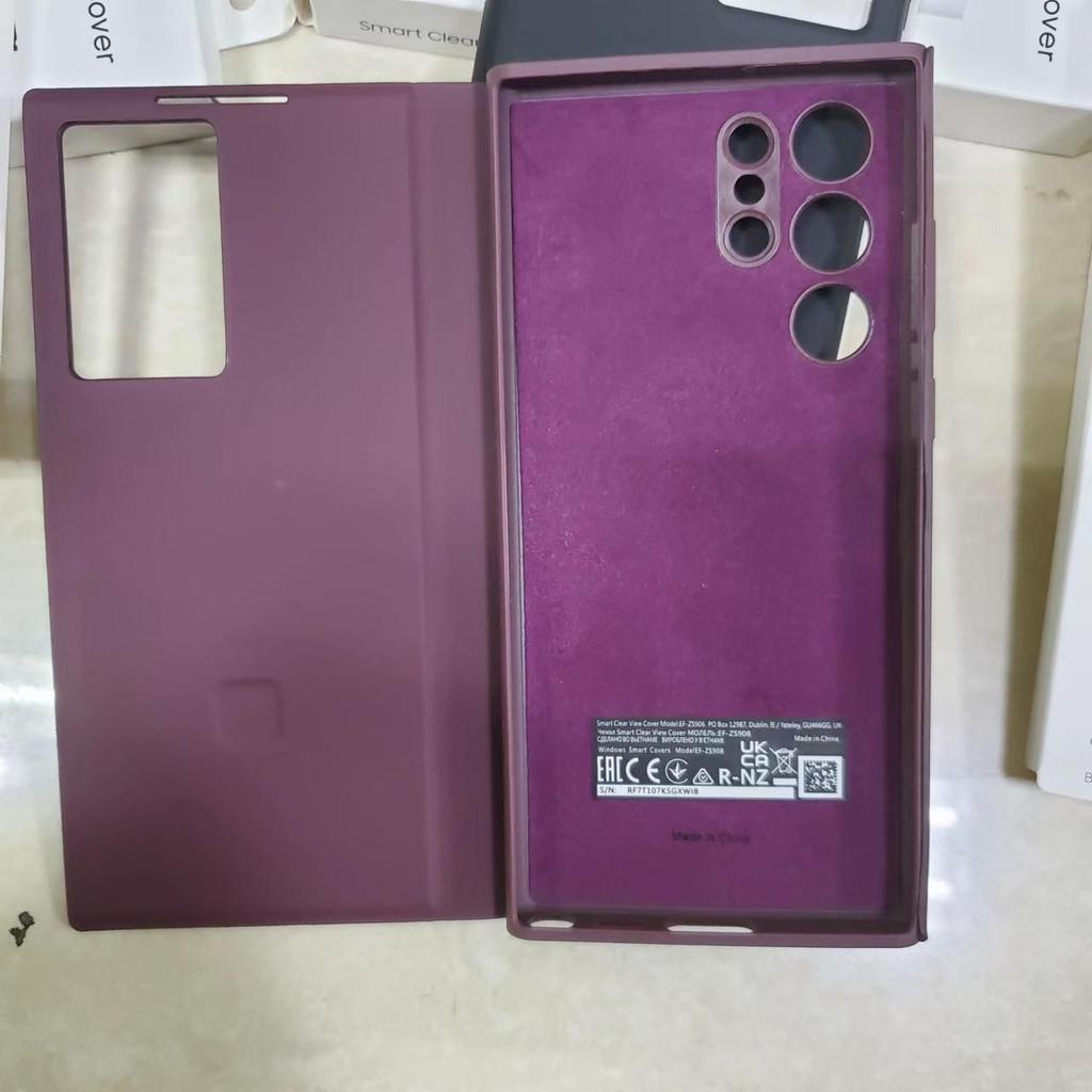 Husă Oglindă Inteligentă Samsung pentru Galaxy S24 Ultra, Note20 Ultra, S23 Ultra