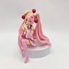 11CM Hatsune Miku Anime Figure Pink Dress PVC Model Action Toys Cherry Pink Cherry Blossom Decoration Collect Gifts