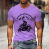 Funny Mountain Adventure Motorcycle T-shirts Harajuku Fashion Men T Shirt Adventure Before Dementia Shirts for Men Women
