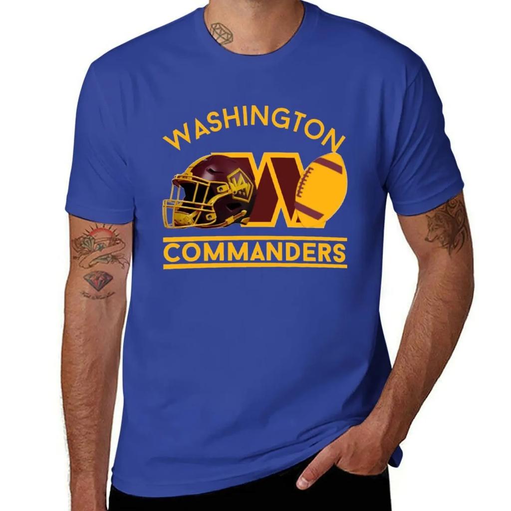 Washington Commanders Football clubActive T-Shirt Blacks Plus Sizes Kawaii Clothes Men Tshirt Women Sports Tee Top Sleeve Unisex