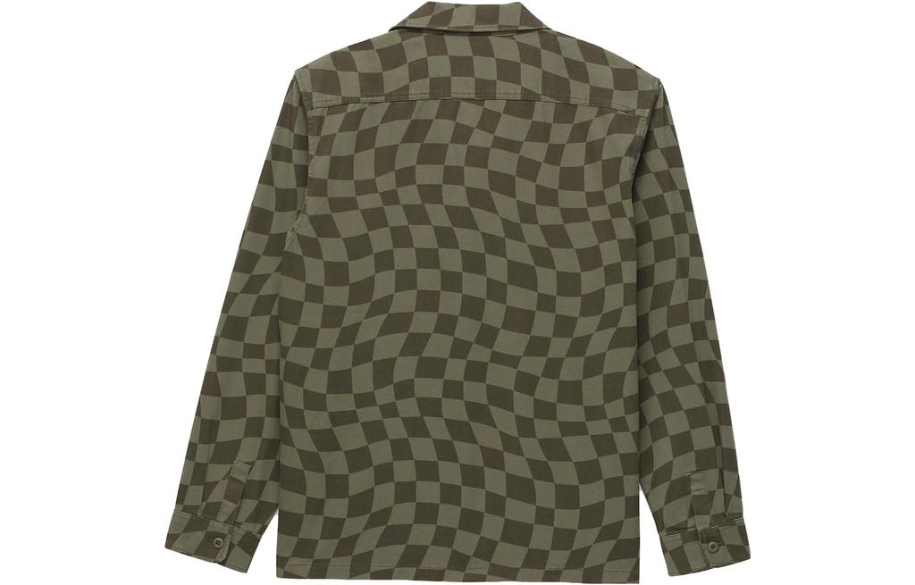 Vans Shirts Men's Army Green Lapel Moderate Other VN0008GZ-KCZ