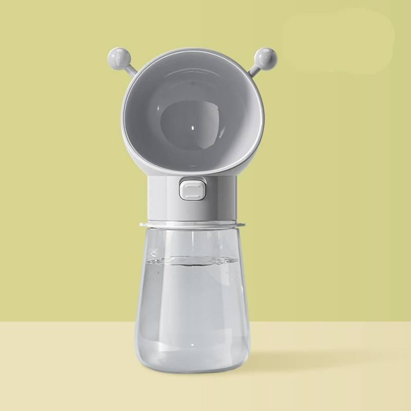 Portable Pet Drink Water Bottle With Pvc And Silicone Design For Walking And Travel