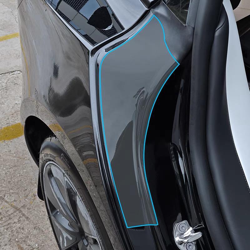 For Model Y Juniper Rear Door Interior Anti Scratch Protective Film for Model 3 Highland TPU Anti Scratch Invisible Film
