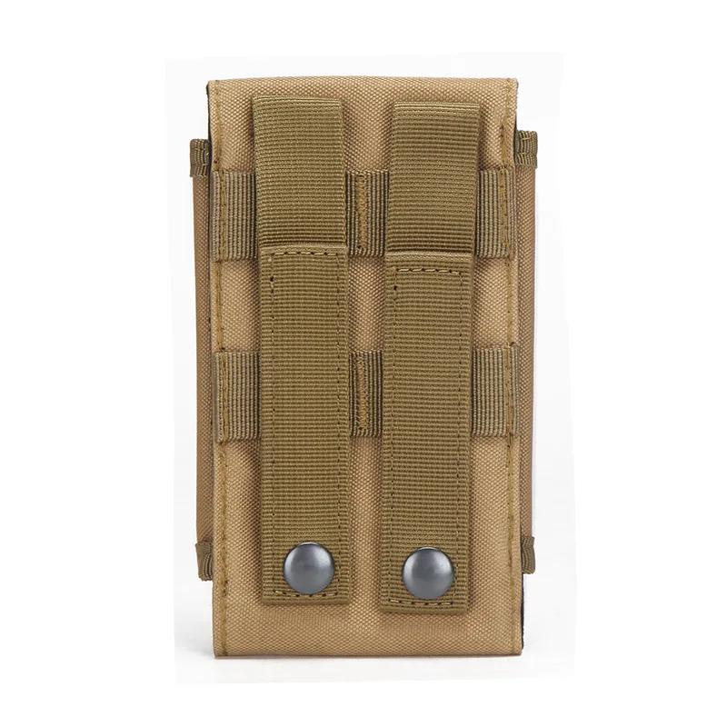 6 Inch Cell Phone Pouch Waist Bag Multifunctional Men's Outdoor Camouflage Phone Case Sports Tactical Waist Pack