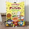 Anpanman Airplane Print Baby Blanket Soft Flannel All Season Nap Blanket for Kids Toddler Infant Maternity Gift