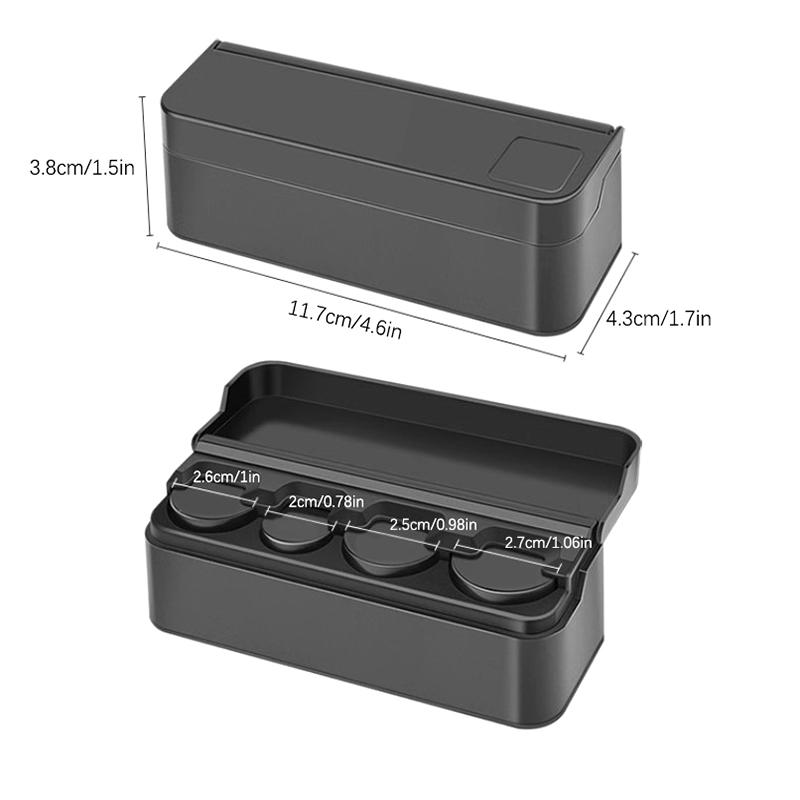 Car Coin Small Storage Home Dual Purpose Change Box Creative Coins Purse Euro Dispenser Holder Case Wallet Holders Money Boxes