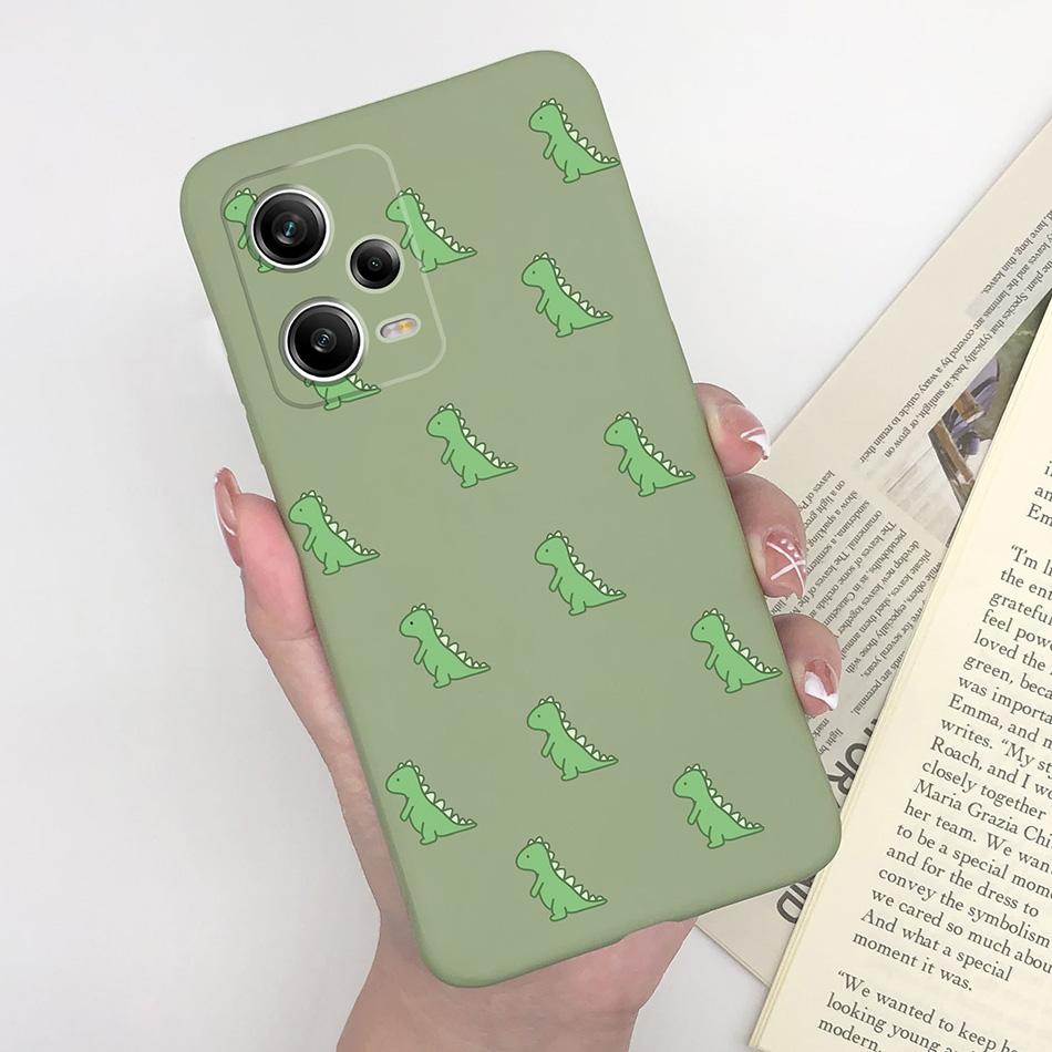 For Xiaomi Redmi Note 12 Pro+ Plus 5G Phone Case Love Heart Girl Silicone Matte Shockproof Cover For Redmi 12Pro + Funda Bumper