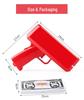 60-Electric Money Spray Gun: Unique Toy Shooting US Dollar Bills