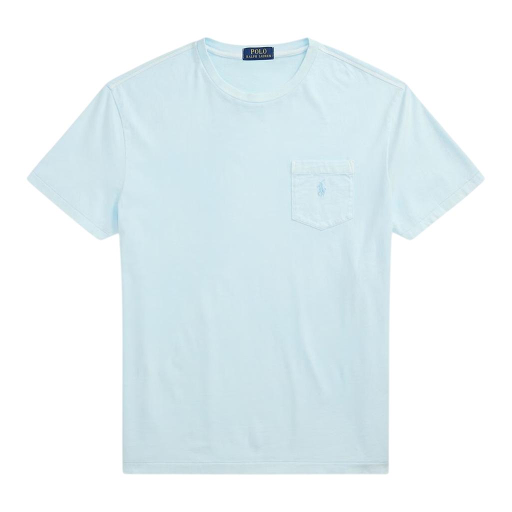 Ralph Lauren Herren besticktes Slim-T-Shirt mit Tasche