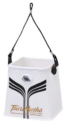 TEAM Tsurimusha Water Bucket M White