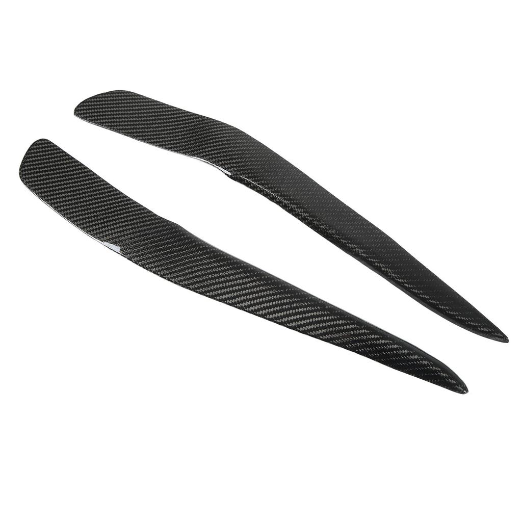 2 Stück Kohlefaser Scheinwerfer Augenbrauen Hitzebeständig Auto Frontscheinwerfer Augenlid Abdeckung Ersatz für IS200 1999‑2004