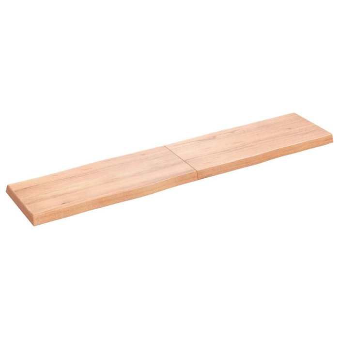VidaXL Dessus de table bois chêne massif traité bordure assortie 363975