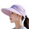 Solid Color Summer Baseball Hat UV Protections for Travel Hiking Shopping Sports Outdoor Activities Traveling Camping Purple