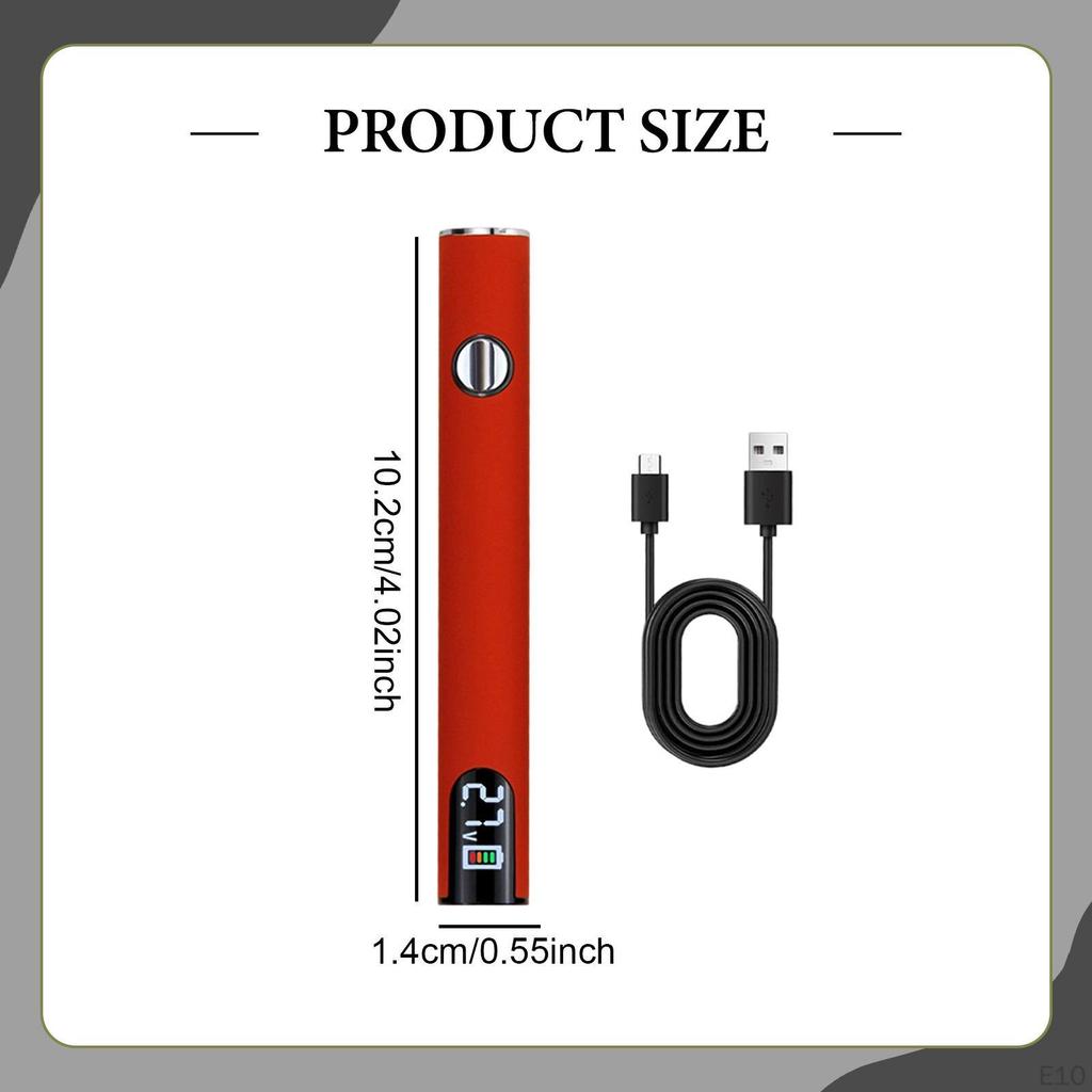 Soldering Iron Kit Battery Pen 650mAh Mini with Storage Case USB Cordless for Solder