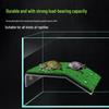 Popular Turtle Basking Platform: Simulated Lawn Ladder for Climbing, Floating Sunbathing Island, and Aquarium Landscaping.