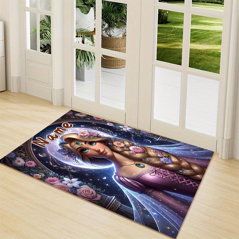 Custom Name Witchcraft Spellbound Magic Carpet Rug Customizable Soft Washable Anti-Slip Home Living Room Sofa Mats Personalized Rug. 0909354