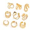 Fashionable Gothic Styles Patchwork Shaped Irregular Rings Convenient for Men and Women Special Gifts Casual Wear