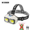 Powerful LED Headlamp 4 Lighting Modes USB Rechargeable Head Flashlight Outdoor Super Bright Camping Fishing Emergency Headlight