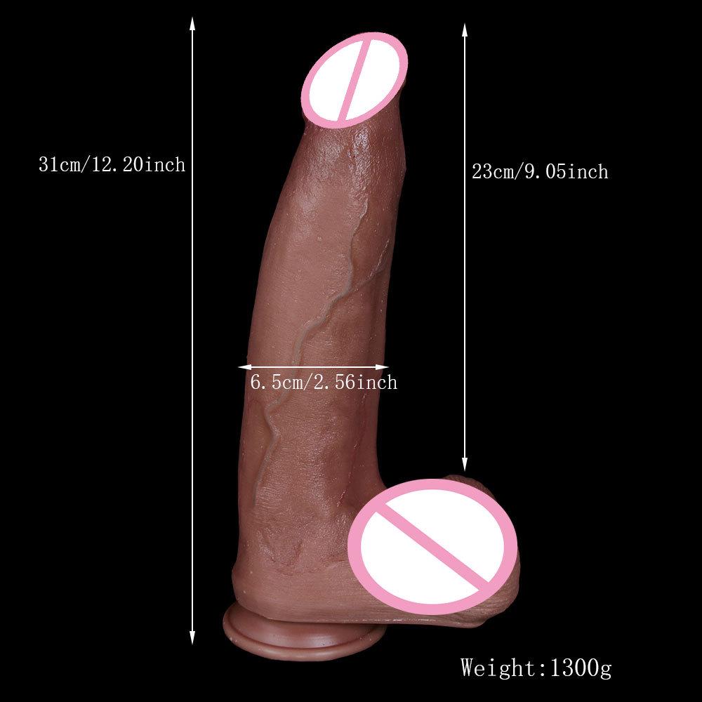 Realistic Soft Silicone Dildo for G-Spot Stimulation