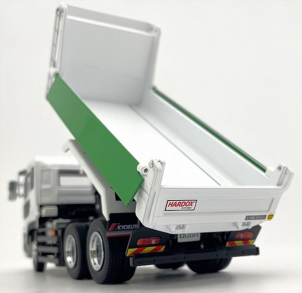 Kyosho Original UD TRUCKS QUON KYOKUTO Dump Truck Finished Product KS03940W 1/43 (White)