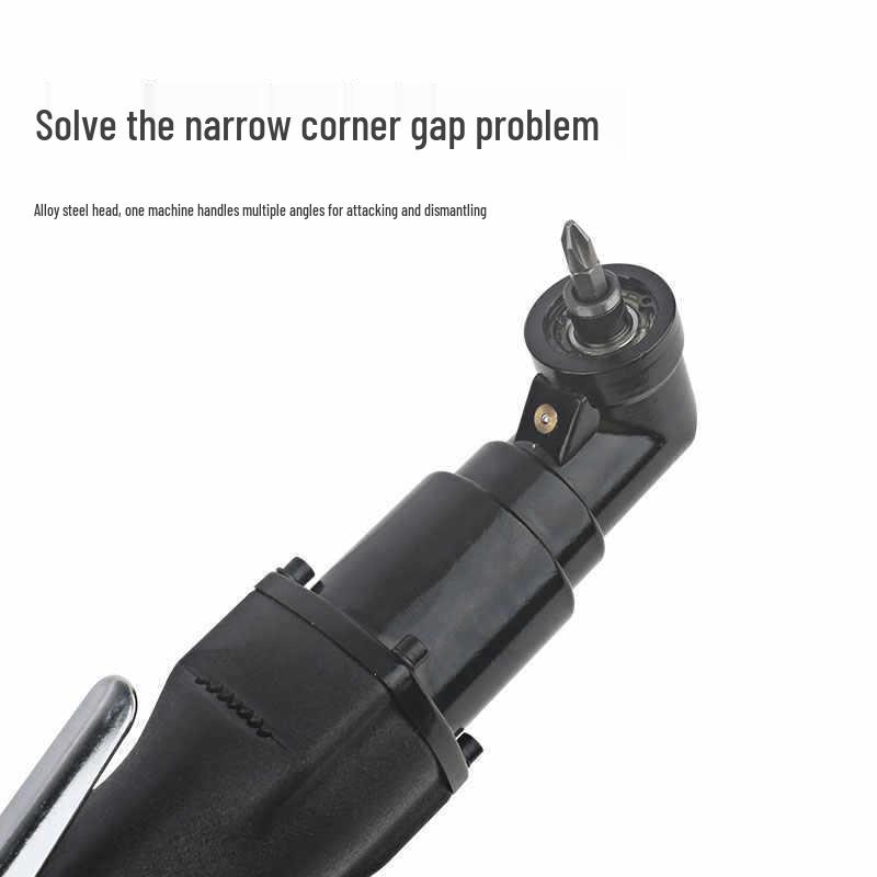 HK 90-Degree Angled Head Pneumatic Air Screwdriver, 5H 10H, Right Angle for Auto Repair