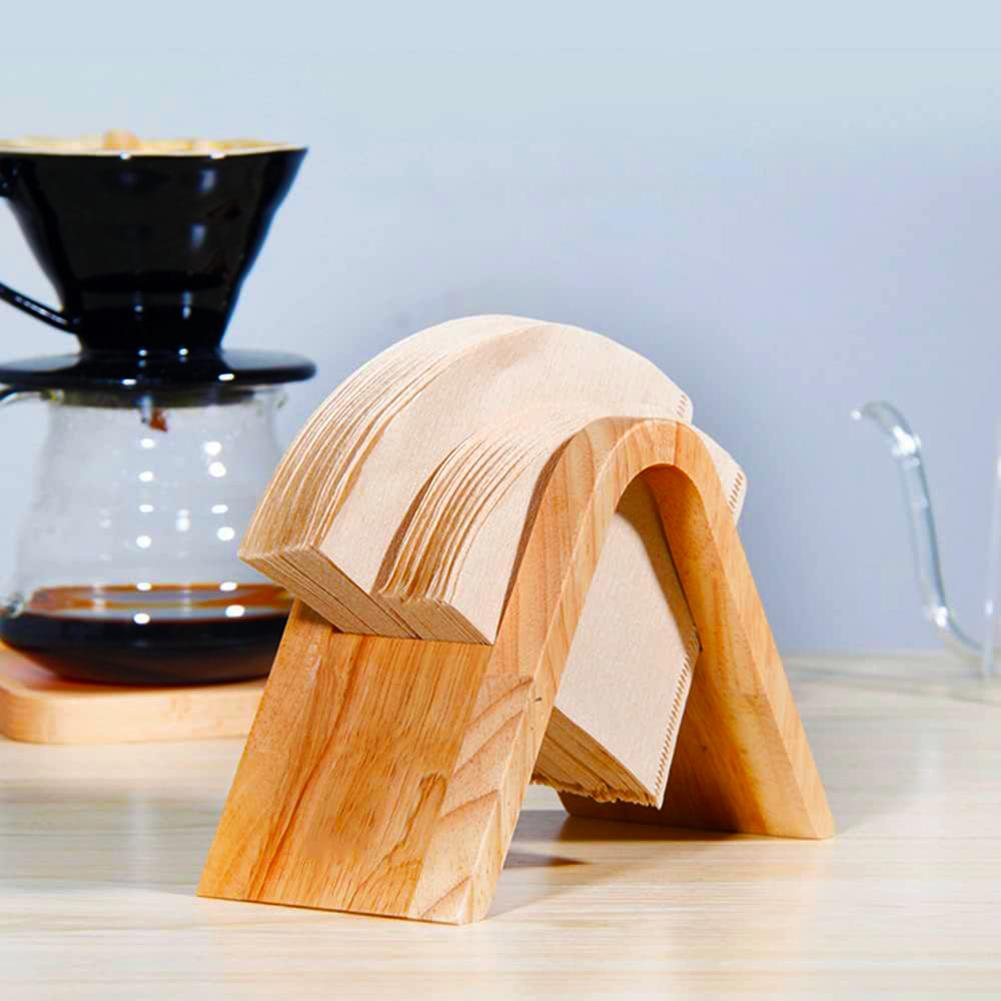 V-shape Coffee Filter Stand Standing Coffee Filters Dispenser For Coffee Shop