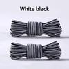 2 Pair NEW Heavy Duty Round Boot Laces Durable Striped Shoelaces for Hiking Work Boots Outdoor Sports Sneaker Shoe Laces