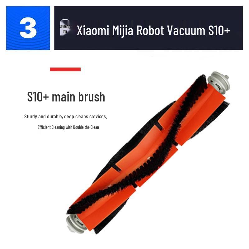 Xiaomi S10+/X10+/L10s Ultra Robot Vacuum Accessories: Main Brush, Filter, Mop Cloth, Dust Bag