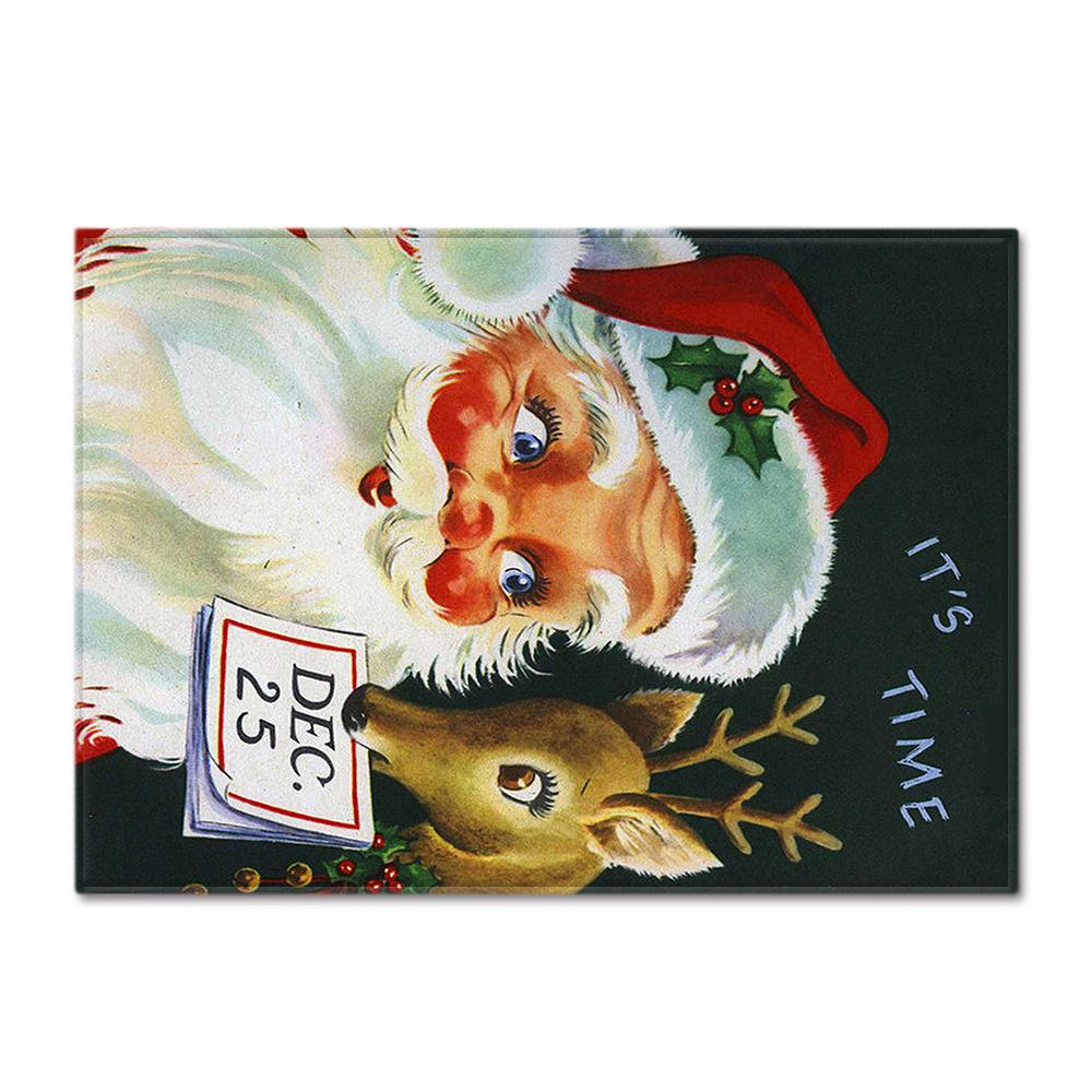 Living Room Carpet Merry Christmas Bedroom Floor Mat Doormat For Europe And The United States