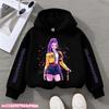 Hoodies Sweatshirts Girls Cartoon Girl Hooded Sweatshirt Children's Fashionable Casual Top Casual Girl's Clothing
