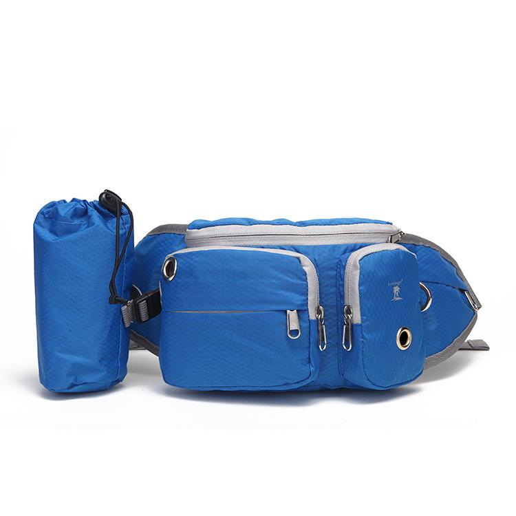 Multifunctional Dog Walking Waist Bag with Water Bottle Holder Professional Outdoor Running Belt for Pet Owners