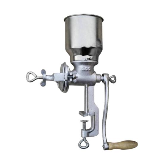 Manual Coffee Grinder Heavy Duty Hand Crank Grain Mill for Wheat Corn Pepper Cereals 3 Adjustable Grinding